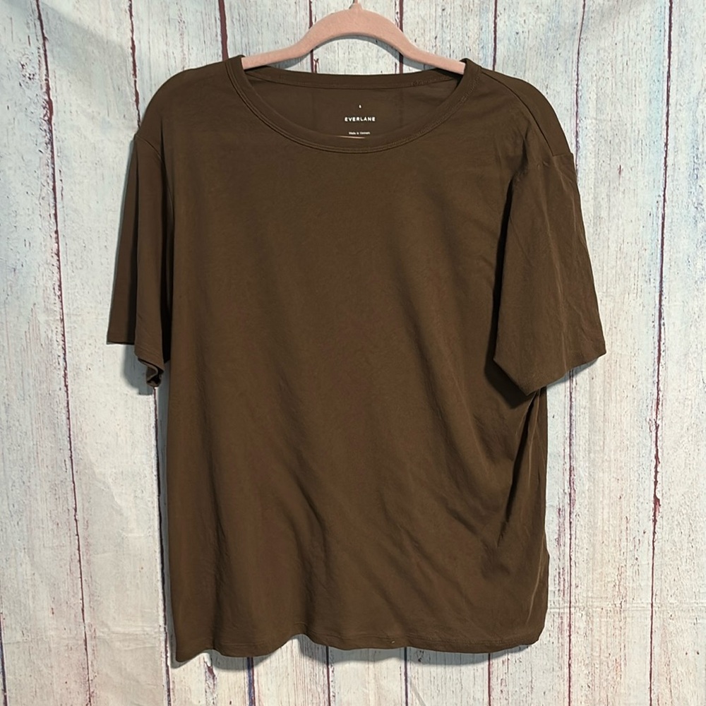 Everlane Brown Short Sleeve Tee - Picture 5 of 10